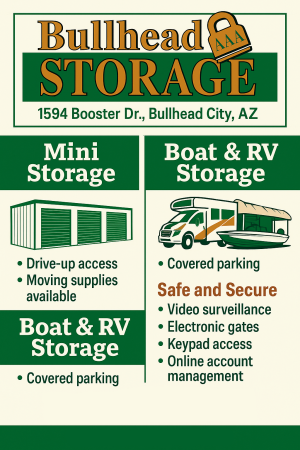 Bullhead AAA Storage - 1594 Booster Drive