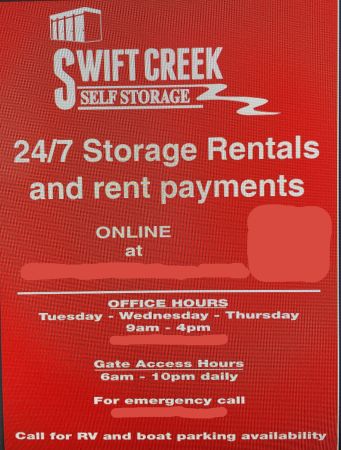 Swift Creek Storage - Airport - 3382 SWIFT CREEK ROAD