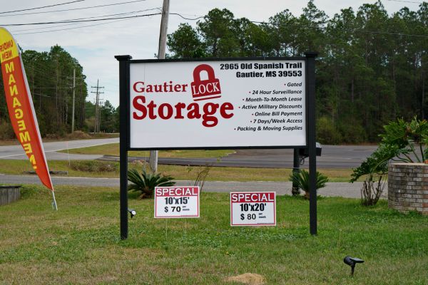 Gautier Lock Storage - 2965 Old Spanish Trail