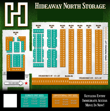 Hideaway North Storage - 5504 Northwood South
