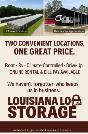 Louisiana Lock Storage-Saint Amant - 44071 Maurice Bourgeois Road