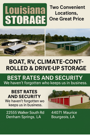 Louisiana Lock Storage-Denham Springs - 22555 Walker South Road