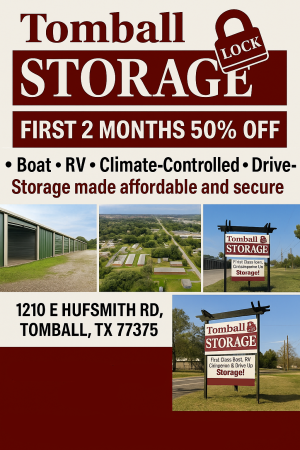 Tomball Lock Storage - 1210 East Hufsmith Road
